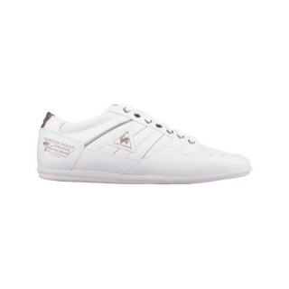 Nouvelle Le Coq Sportif Charenton Mf Blanc Blanc - Chaussures Baskets Basses Homme